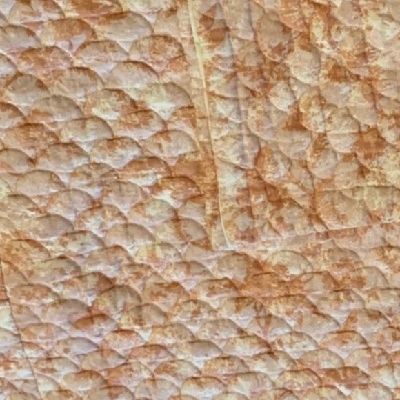 Vintage King bedspread/comforter, salmon hues - Picture 1 of 3